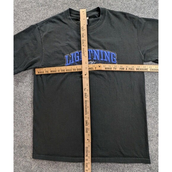 Tampa Bay Lightning Shirt Mens Large Black Embroidered NHL Lee Sports - Picture 7 of 9